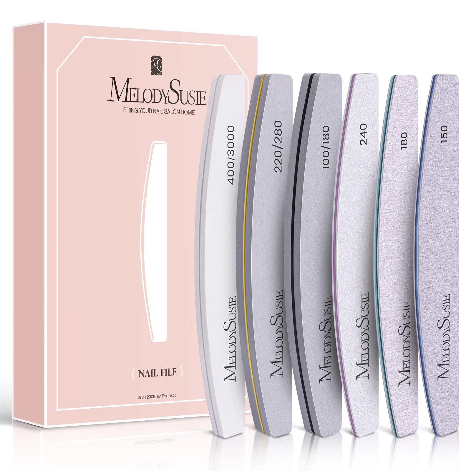 Washable Halfmoon Nail Files 100/180