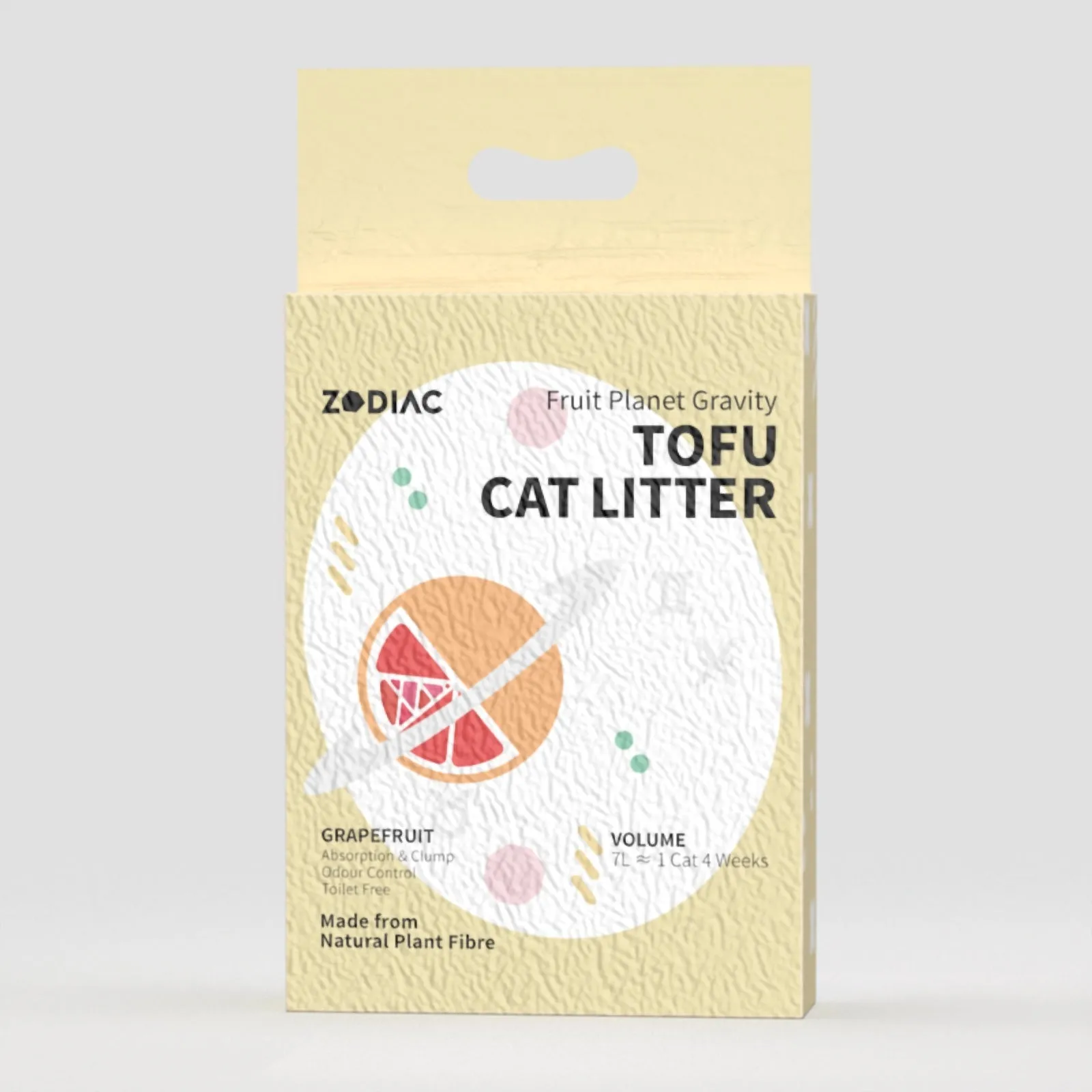 ZODIAC Fruity Tofu Grapefruit Cat Litter 2.5kg